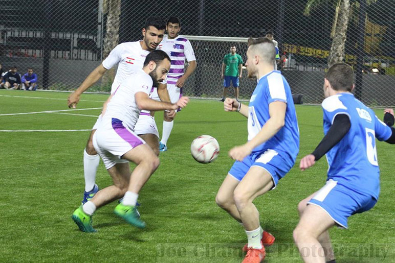 RHU wins the first game of the 2019 Universities Mini Football League Rafik Hariri University